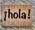 hola hello spanish doormat