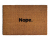 nope funny rude go away outdoor coir doormat