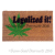 legalized it, Pot leaf, marijuana door mat