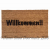 German door mat Willkommen-  welcome in